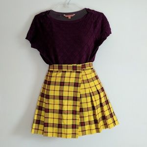 ASOS Plaid Mini Skirt
